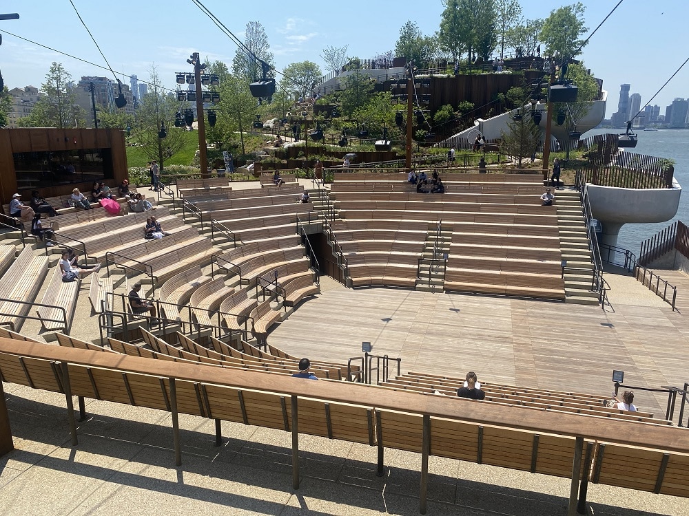 El Anfiteatro de Little Island en Nueva York